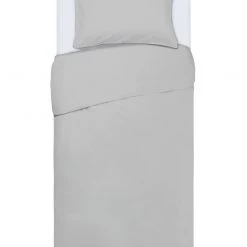 Habitat Cotton Anti Microbial Dove Grey Bedding Set Single Bedding