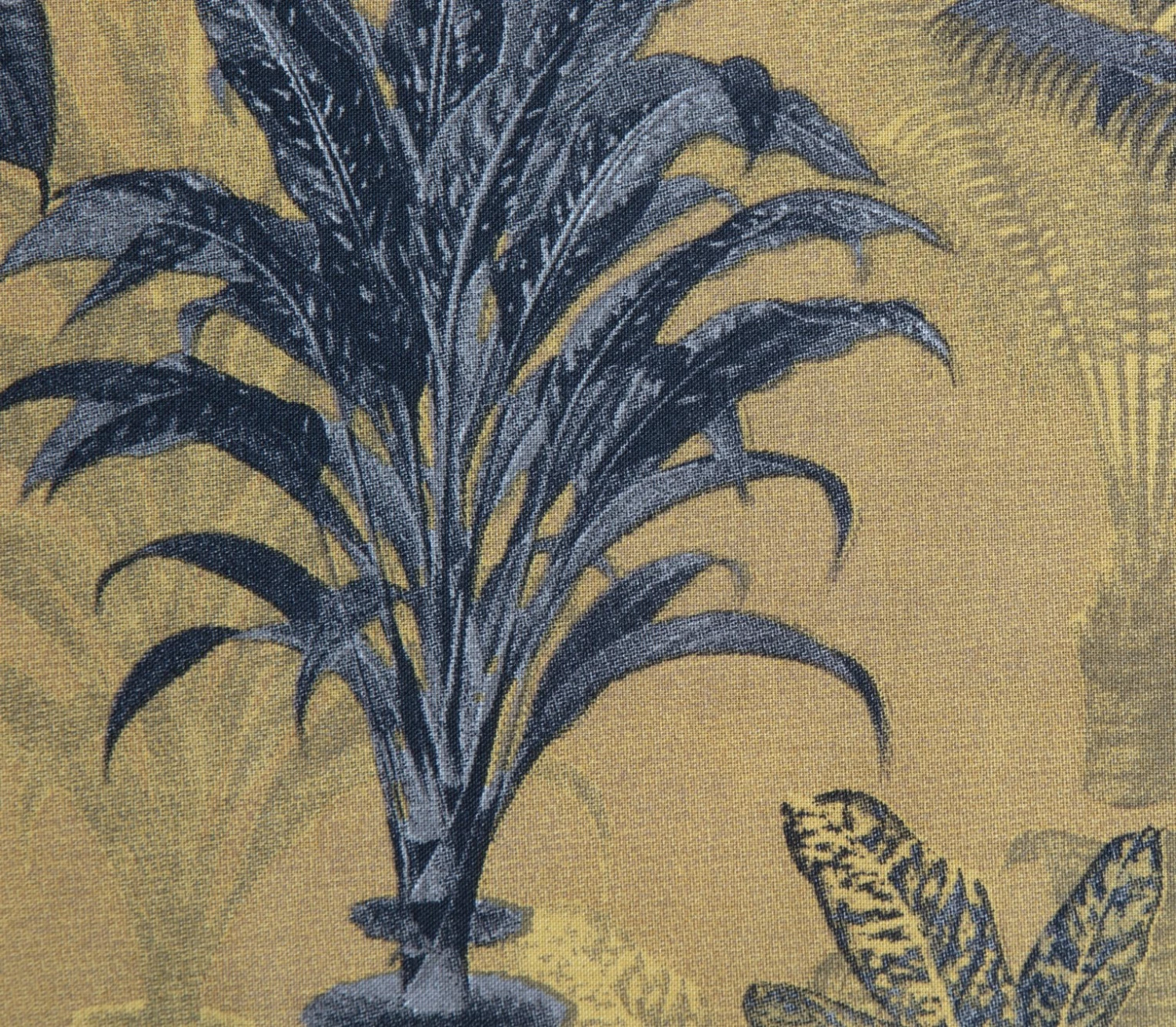 Habitat Palm Floral Print Mustard Bedding Set Single Duvet Covers And Sets 4 Habitat Palm Floral Print Mustard Bedding Set Single Duvet Covers And Sets - Image 2