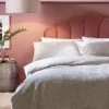 Habitat Pinsonic Velvet Plain Grey Bedding Set Double Bedding