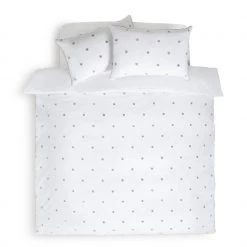 Habitat Tufted Spot White & Grey Bedding Set Single Bedding -Bedding Sales 2022 unnamed file 1199