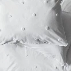 Habitat Tufted Spot White Bedding Set Single Bedding -Bedding Sales 2022 unnamed file 1268