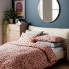 Habitat Cotton Dot Penny Pink & Black Bedding Set Single Duvet Covers And Sets