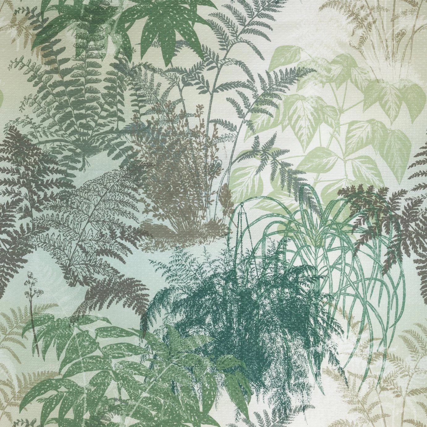 Habitat Botanical Floral Green & White Bedding Set Double Bedding 6 Habitat Botanical Floral Green & White Bedding Set Double Bedding - Image 4