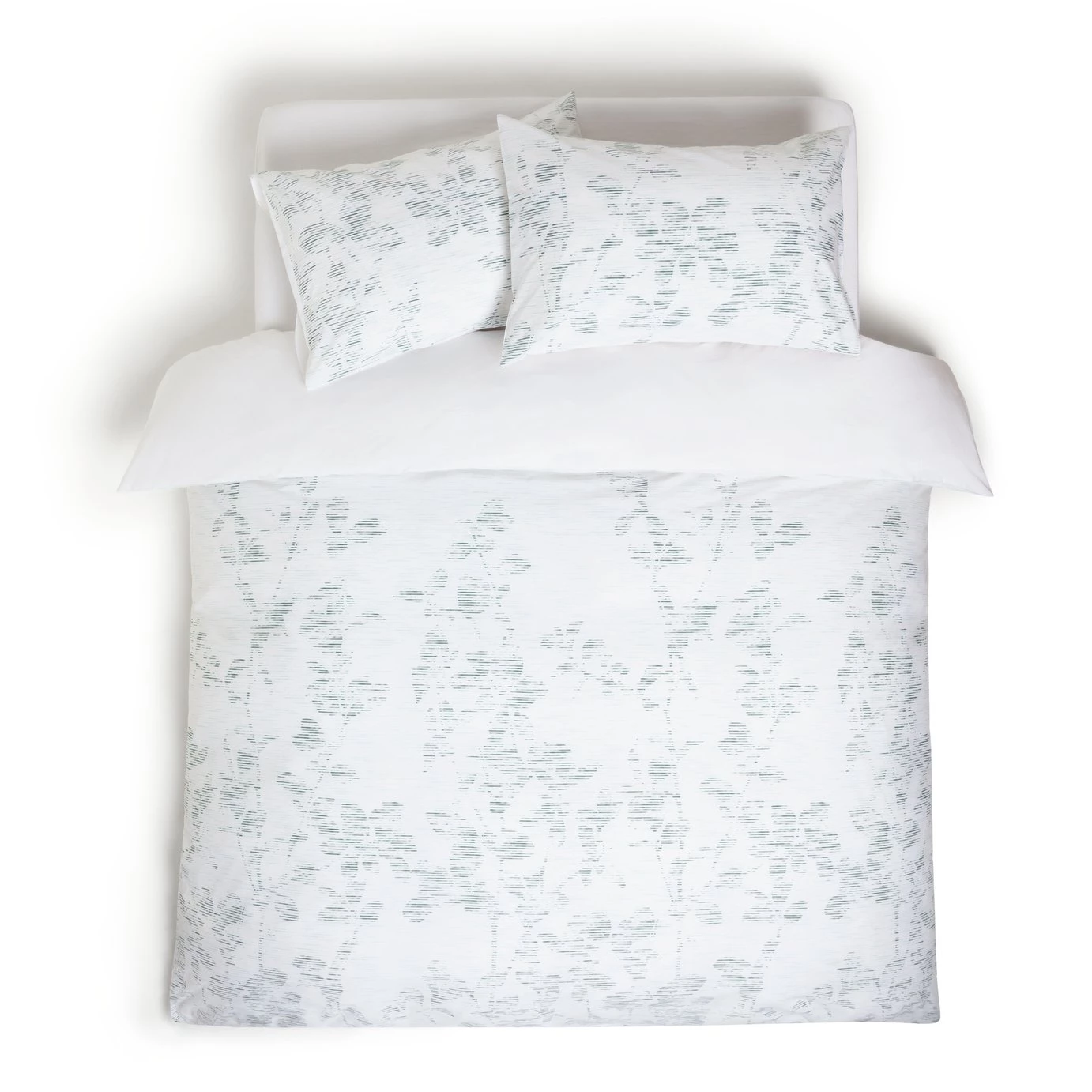 Habitat Textured Look Leaf Green Bedding Set Single White Bedding 3 Habitat Textured Look Leaf Green Bedding Set Single White Bedding