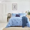 Joules Cotton Percale Pollinators Blue Bedding Set Single Duvet Covers And Sets