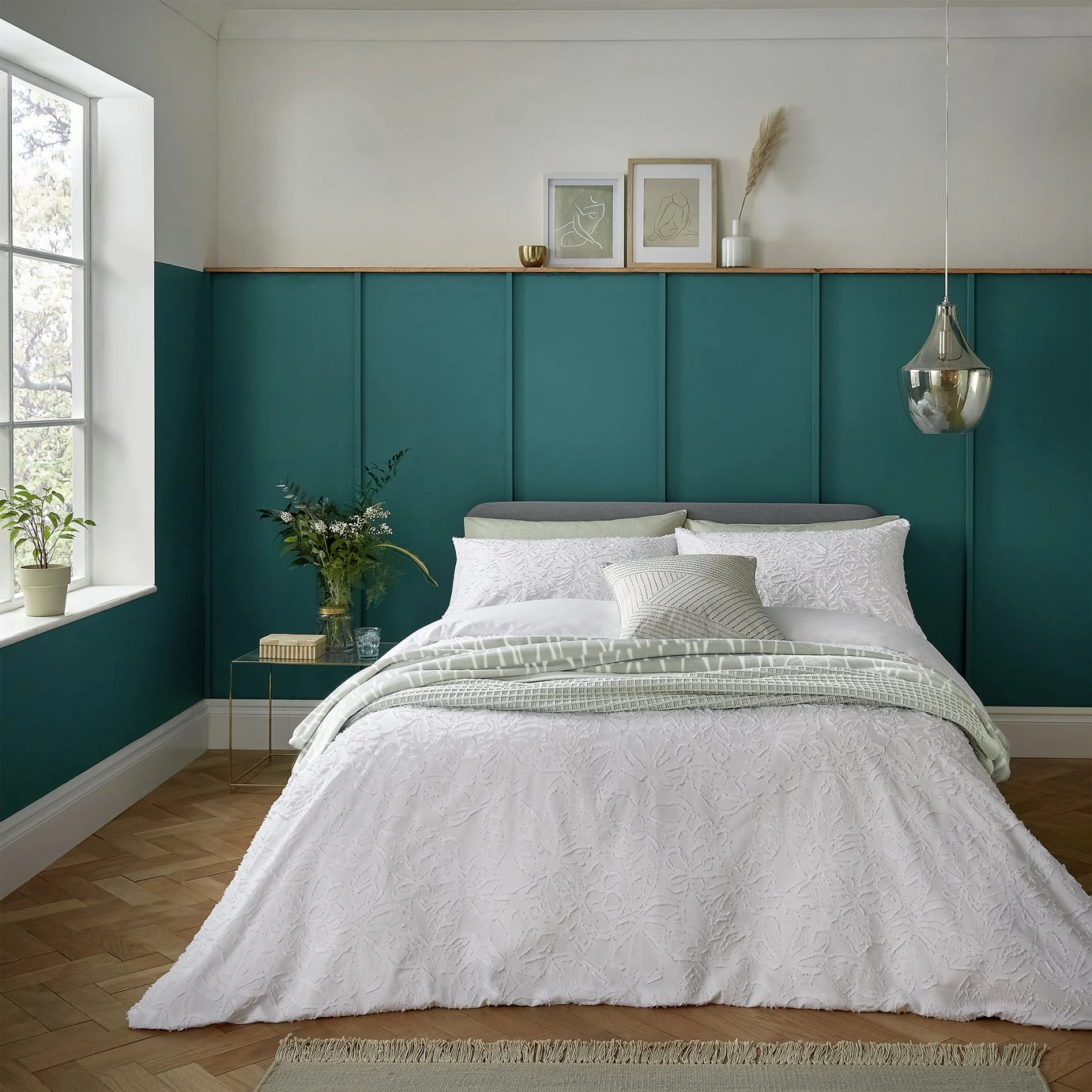 Helena Springfield Clip Floral White Bedding Single Bedding 7 Helena Springfield Clip Floral White Bedding Single Bedding - Image 5