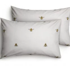 Habitat Bee Housewife Pillowcase Pair Pillowcases