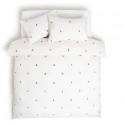 Habitat Hideaway Bee Print White Bedding Set Double Multicoloured Duvet Covers And Sets