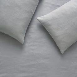 Habitat Linen Standard Pillowcase Pair Mist Grey Pillowcases -Bedding Sales 2022 unnamed file 1713