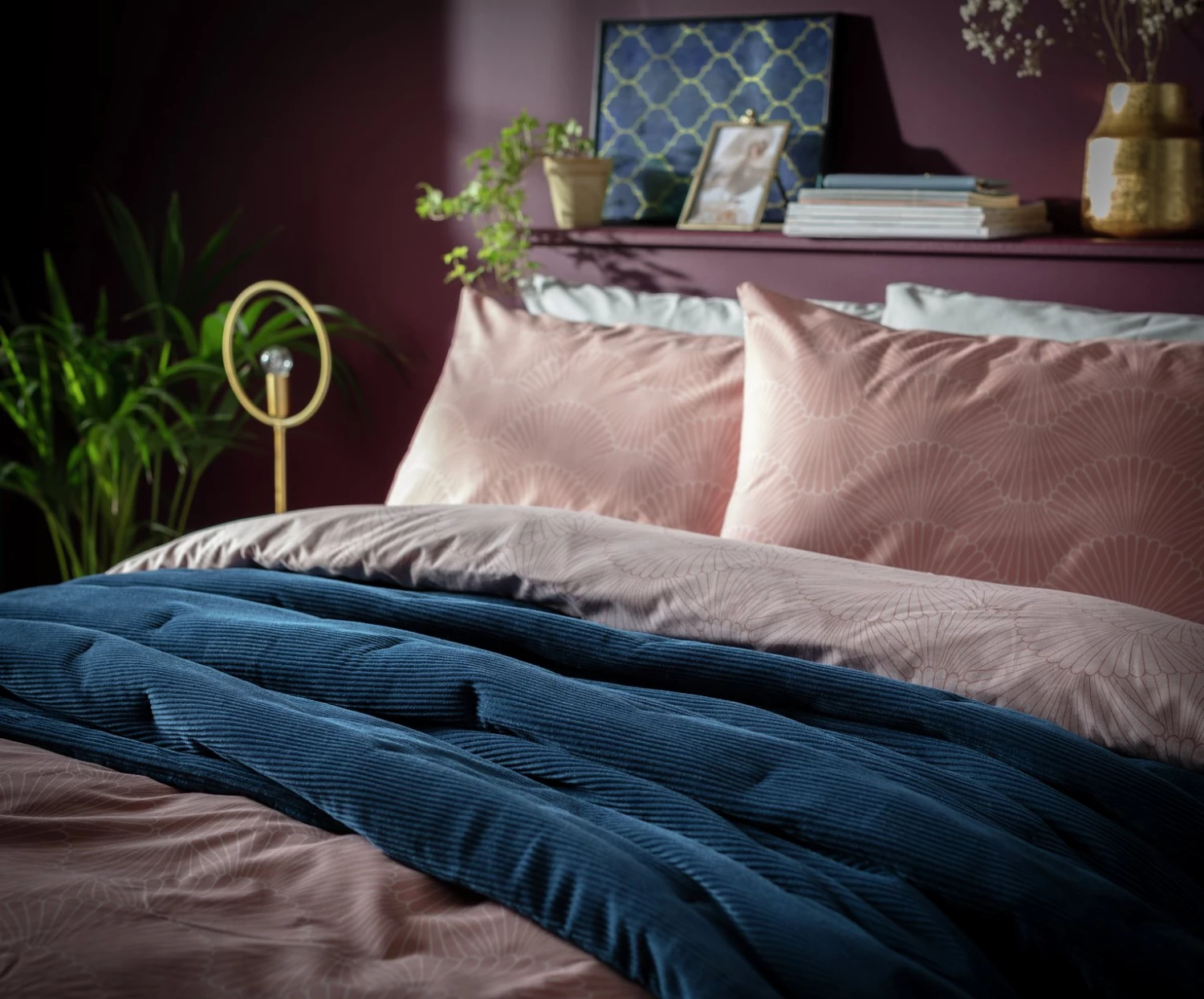 Habitat Studio Ribbed Throw Navy Blue Blankets And Throws 4 Habitat Studio Ribbed Throw Navy Blue Blankets And Throws - Image 2