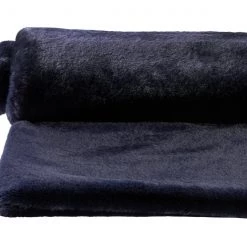 Habitat Faux Fur Plain Throw Navy Blankets And Throws -Bedding Sales 2022 unnamed file 1816
