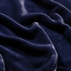 Habitat Faux Fur Plain Throw Navy Blankets And Throws -Bedding Sales 2022 unnamed file 1817