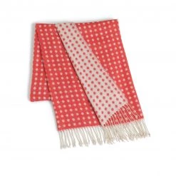 Habitat Joy Woven Throw Red & White Blankets And Throws