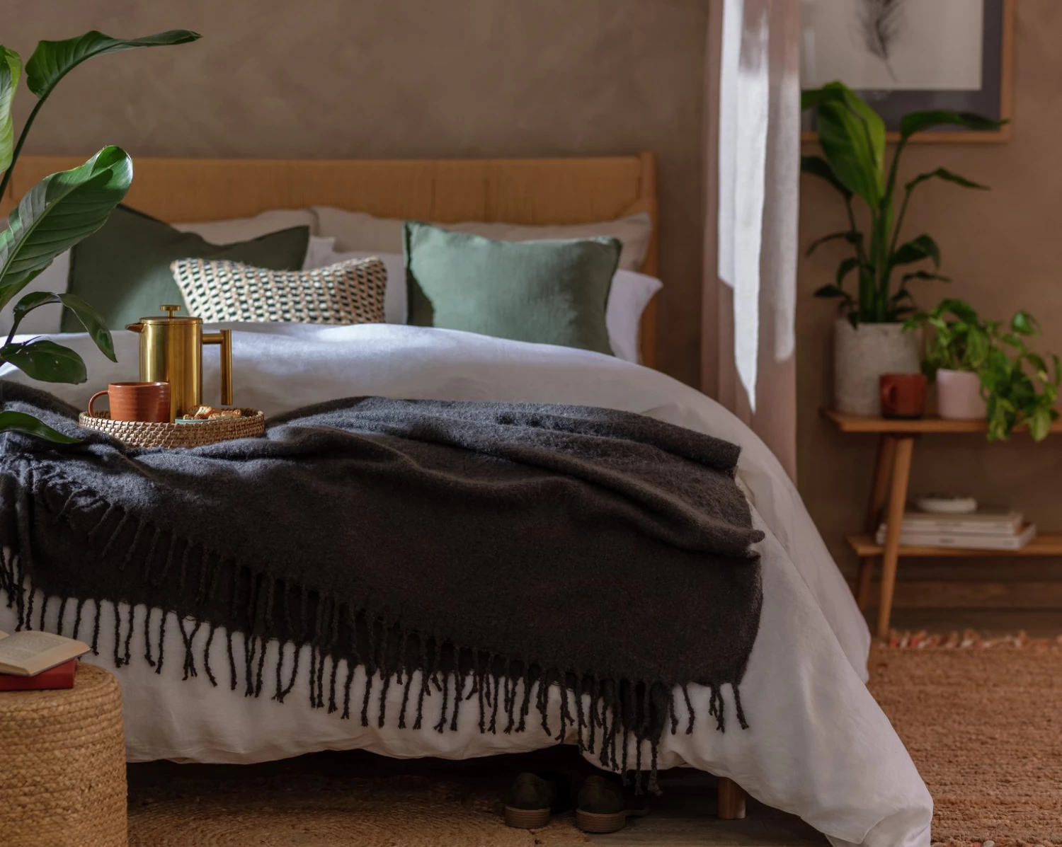 Habitat Faux Mohair Throw Charcoal 125X150cm Blankets And Throws 4 Habitat Faux Mohair Throw Charcoal 125X150cm Blankets And Throws - Image 2