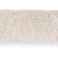 Habitat Tufted Cotton Wool Cushion Natural 30x0cm Home Furnishings