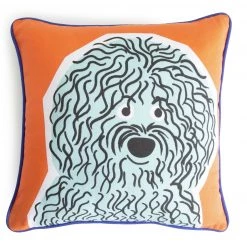 Habitat Dog Print Cushion Multi 43x43cm Home Furnishings