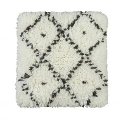 Habitat Tufted Geometric Cushion Ivory 50x50cm Home Furnishings