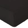 Habitat Cotton Rich Plain Black Fitted Sheet Double Bed Sheets