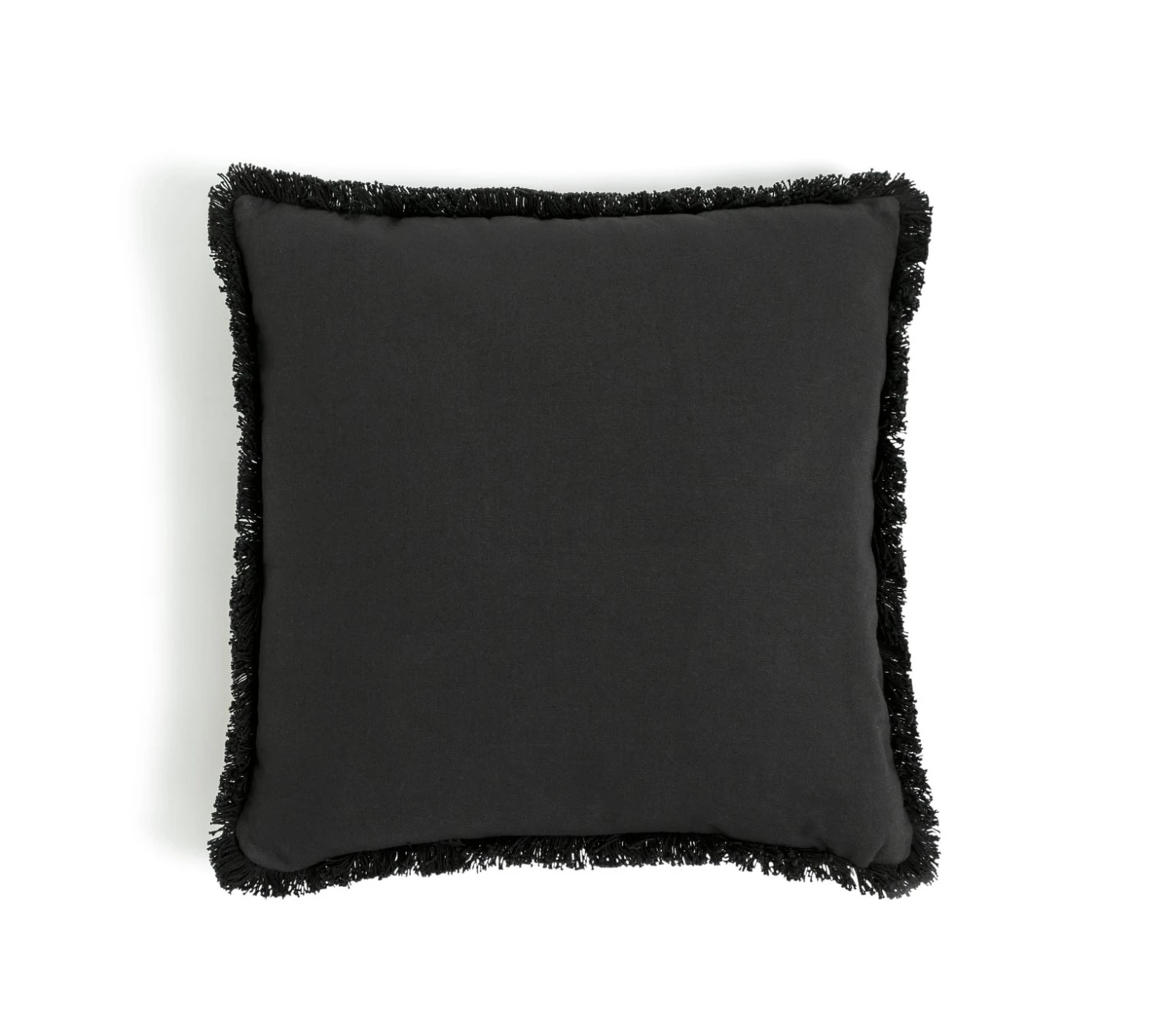 Habitat Embroidered Jungle Cushion Black 50x50cm Home Furnishings 5 Habitat Embroidered Jungle Cushion Black 50x50cm Home Furnishings - Image 3