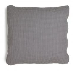 Habitat Waffle Patterned Cushion Charcoal 59x59cm Cushions
