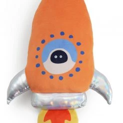 Habitat Kids Rocket Shaped Cushion Multi 58x31cm Home Furnishings