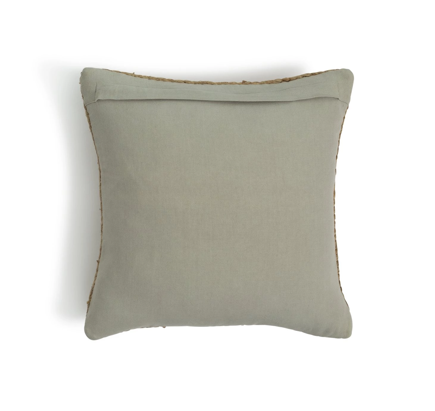 Habitat Jute Patterned Cushion Natural 43x43cm Cushions 5 Habitat Jute Patterned Cushion Natural 43x43cm Cushions - Image 3