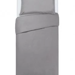 Habitat Easycare Plain Grey Bedding Set Single Duvet Covers And Sets