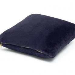 Habitat Plain Faux Fur Cushion Navy 43x43cm Home Furnishings -Bedding Sales 2022 unnamed file 2134