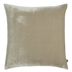 Habitat Regency Plain Velvet Cushion Taupe 58x58cm Home Furnishings
