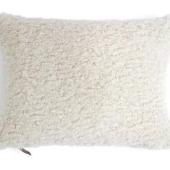 Habitat Faux Shearling Cushion Oatmeal 60X40cm Cushions