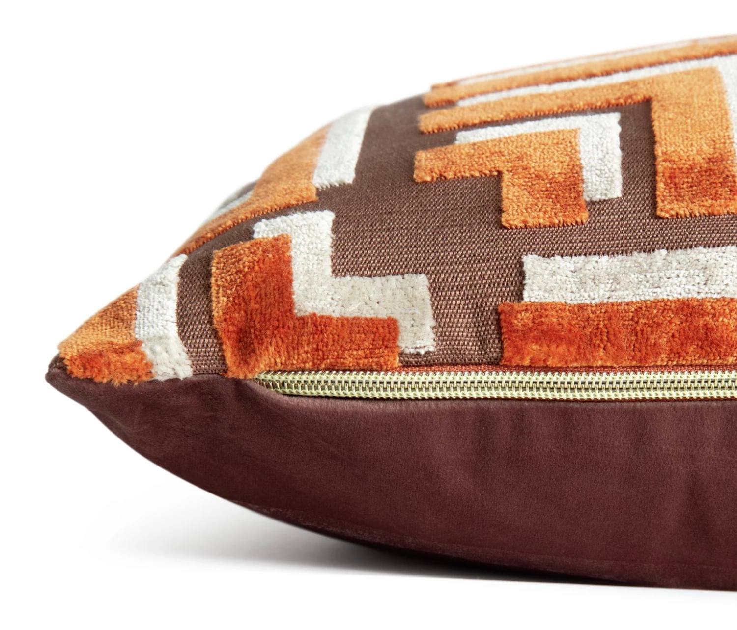 Habitat Velvet Carved Geo Cushion Multicolored 43X43cm Home Furnishings 7 Habitat Velvet Carved Geo Cushion Multicolored 43X43cm Home Furnishings - Image 5