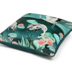 Habitat Japonica Crane Patterned Cushion Teal 43x43cm Home Furnishings 12 Habitat Japonica Crane Patterned Cushion Teal 43x43cm Home Furnishings -Bedding Sales 2022 unnamed file 2210