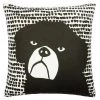 Habitat Willis Graphic Dog Print Black & White 45x45cm Home Furnishings
