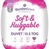 Slumberdown Soft And Huggable 13.5 Tog Duvet Single Bedding
