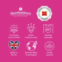 Slumberdown Climate Comfort 10.5 Tog Duvet Single Duvets -Bedding Sales 2022 unnamed file 2470