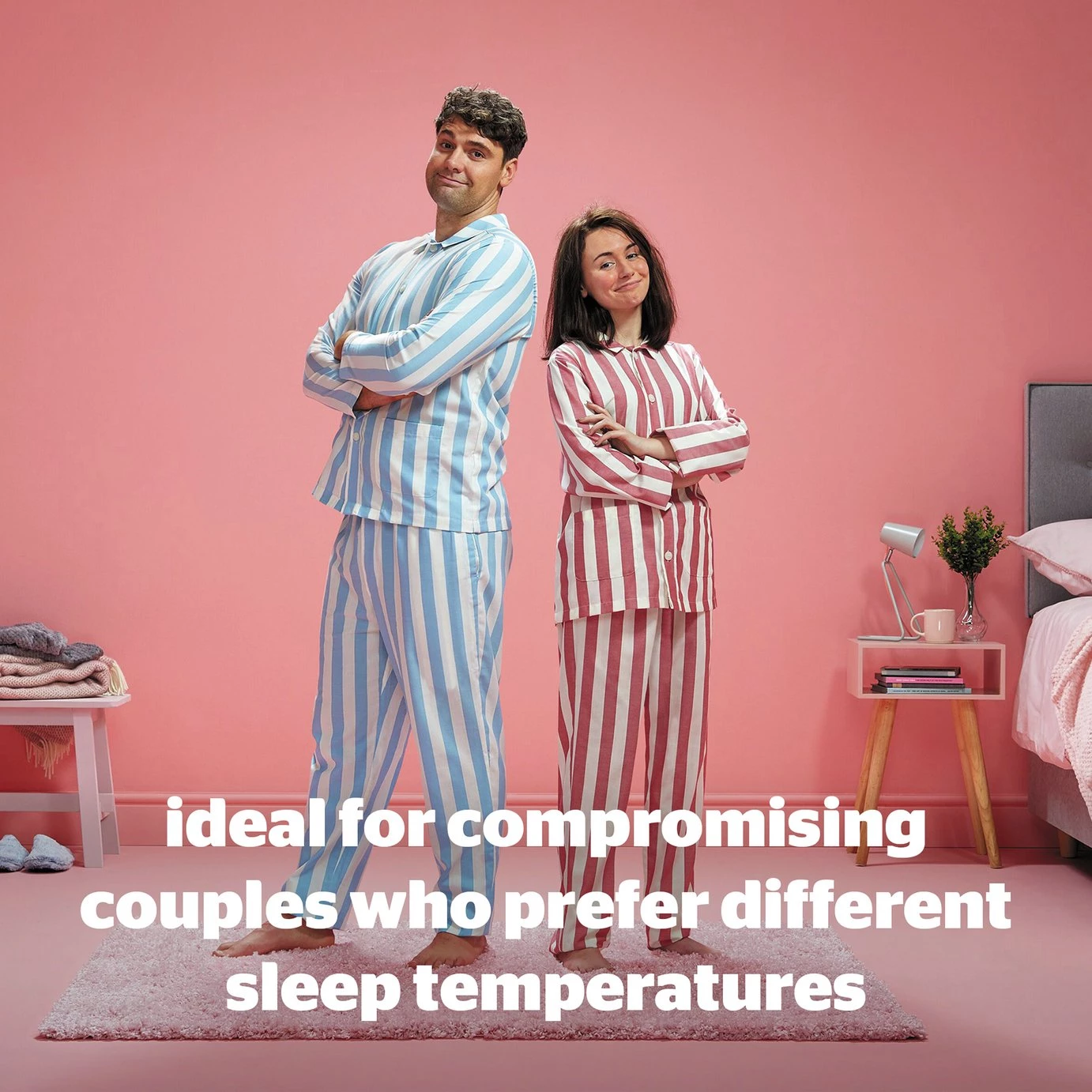 Silentnight Yours And Mine 10.5/ 13.5 Tog Duvet Double Bedding 5 Silentnight Yours And Mine 10.5/ 13.5 Tog Duvet Double Bedding - Image 3