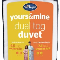 Silentnight Yours And Mine 7.5 Tog Duvet Kingsize Duvets -Bedding Sales 2022 unnamed file 2555