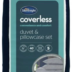 Silentnight Coverless 10.5Tog Grey Duvet & PillowcaseSingle Duvets