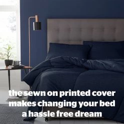 Silentnight Coverless 10.5Tog Navy Duvet &Pillowcase Single Bedding -Bedding Sales 2022 unnamed file 2620
