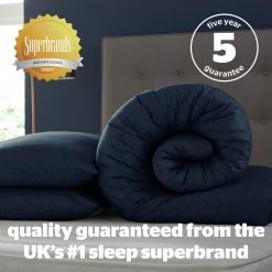Silentnight Coverless 10.5Tog Navy Duvet &Pillowcase Single Bedding -Bedding Sales 2022 unnamed file 2627