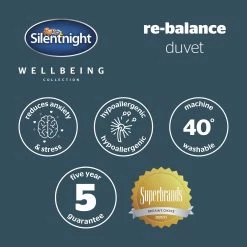 Silentnight Rebalance 10.5 Tog Duvet Single Duvets -Bedding Sales 2022 unnamed file 2664