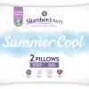 Slumberdown Summer Cool Medium Support Pillow 2 Pack Bedding -Bedding Sales 2022 unnamed file 2678
