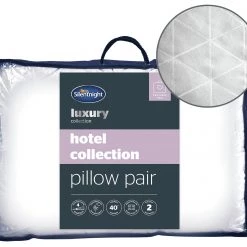 Silentnight Luxury Hotel Collection Med/Soft Pillow 2 Pack Bedding