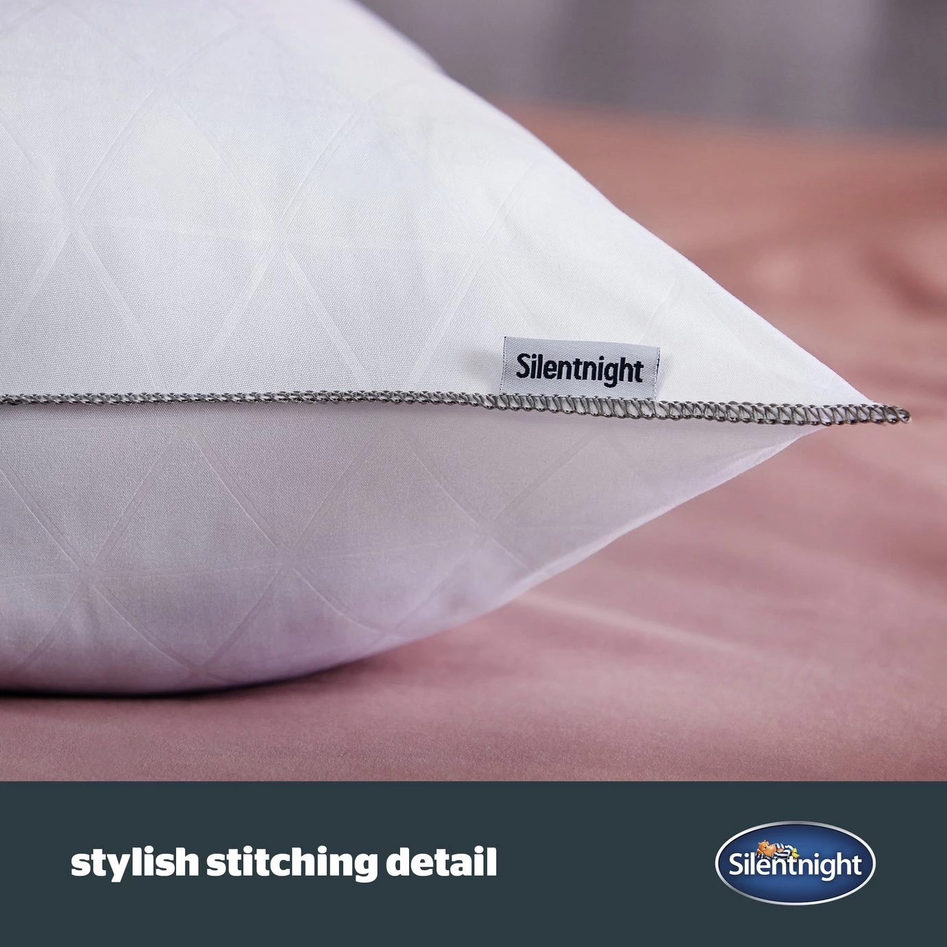 Silentnight Luxury Hotel Collection Med/Soft Pillow 2 Pack Bedding 7 Silentnight Luxury Hotel Collection Med/Soft Pillow 2 Pack Bedding - Image 5