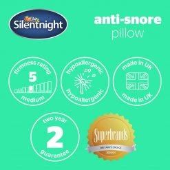 Silentnight AntiSnore Medium/ Soft Pillow Bedding -Bedding Sales 2022 unnamed file 2797