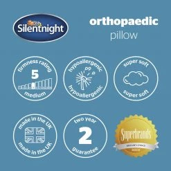 Silentnight Orthopaedic Medium Support Pillow Bedding -Bedding Sales 2022 unnamed file 2821