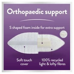 Slumberdown SShaped Orthopaedic Pillow Bedding -Bedding Sales 2022 unnamed file 2840