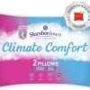 Slumberdown Climate Comfort Control Medium Pillow 2 Pack Bedding -Bedding Sales 2022 unnamed file 2864
