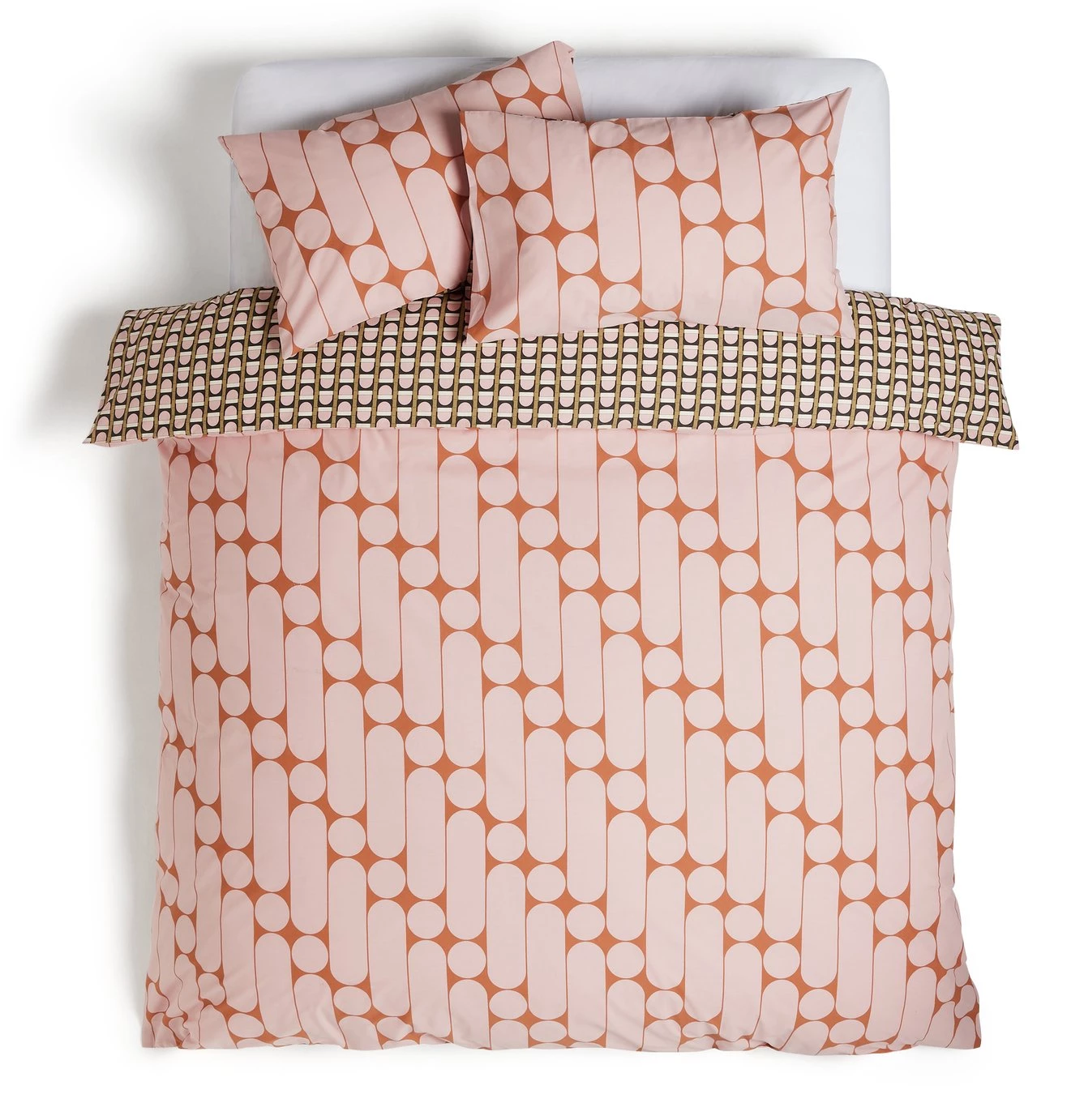 Habitat Citrine Print Orange & Pink Bedding Set Single Multicoloured Bedding 3 Habitat Citrine Print Orange & Pink Bedding Set Single Multicoloured Bedding