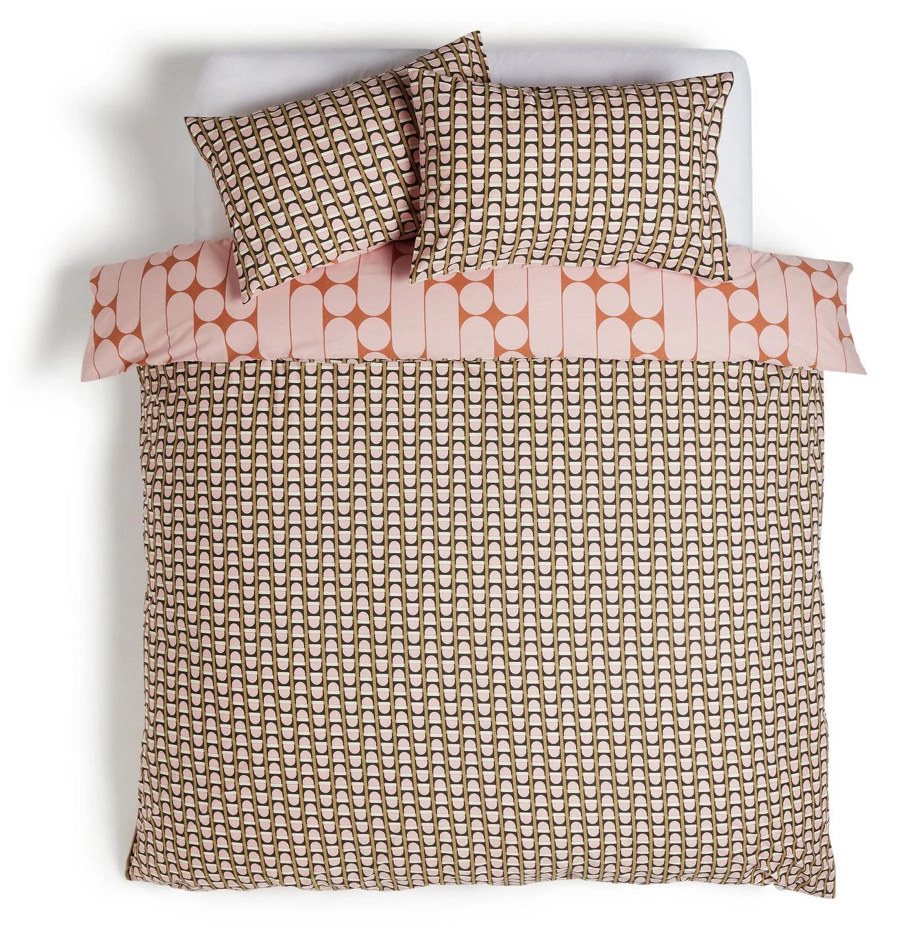 Habitat Citrine Print Orange & Pink Bedding Set Single Multicoloured Bedding 6 Habitat Citrine Print Orange & Pink Bedding Set Single Multicoloured Bedding - Image 4